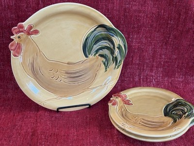 Chicken Pronto by VIETRI (ITALY) Dinner Plate Ceramic - Other Sizes Avail Too