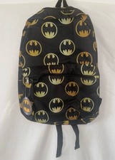 Batman Print Fast Forward Full Size Backpack Book Bag