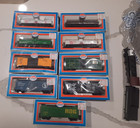 Lot of 9 Model Power HO Scale Train Cars Tank Cattle Reefer Box Car Original Box — photo 1
