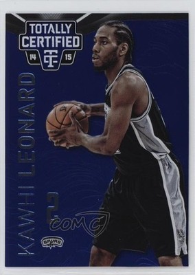 2014 Totally Certified Platinum Blue /149 Kawhi Leonard (Holding Ball) #90 k5j