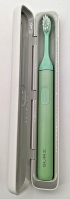 SURI | SONIC TOOTHBRUSH | UV CLEANING CASE | WINTER FERN | 1 TOOTH BRUSH HEAD