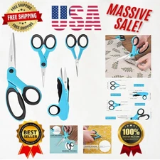 Sharp & Durable Sewing Scissors Set: Perfect for Fabric, Detail, and Embroidery