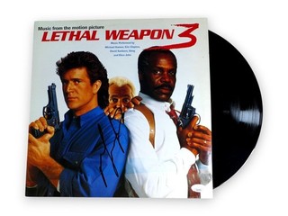 Mel Gibson Signed Autographed Record Album Cover Lethal Weapon 3 JSA CB19953