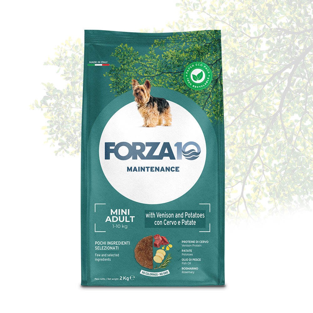 FORZA 10 DOG MANTENIMENTO MINI ADULT CON CERVO E PATATE KG 2
