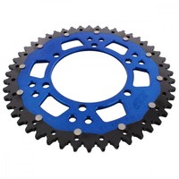 Kettenrad Alu Blau 48-ZäHne 520-Teilung FüR Kawasaki ZR 550 B Zephyr 1991-1999