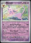 Carte Pokémon Mentali 086/197 Reverse Flammes Obsidiennes Français