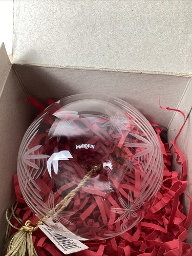 Waterford Marquis Christmas Celebration Single Ornament Clear NEW W/ Tag - Picture 5 of 9