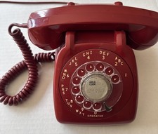 Automatyczny elektryczny automatyczny telefon obrotowy Northlake czerwony