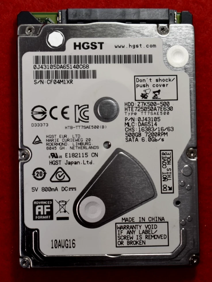 HGST 500 GB Storage Capacity Solid State Drives for sale | eBay
