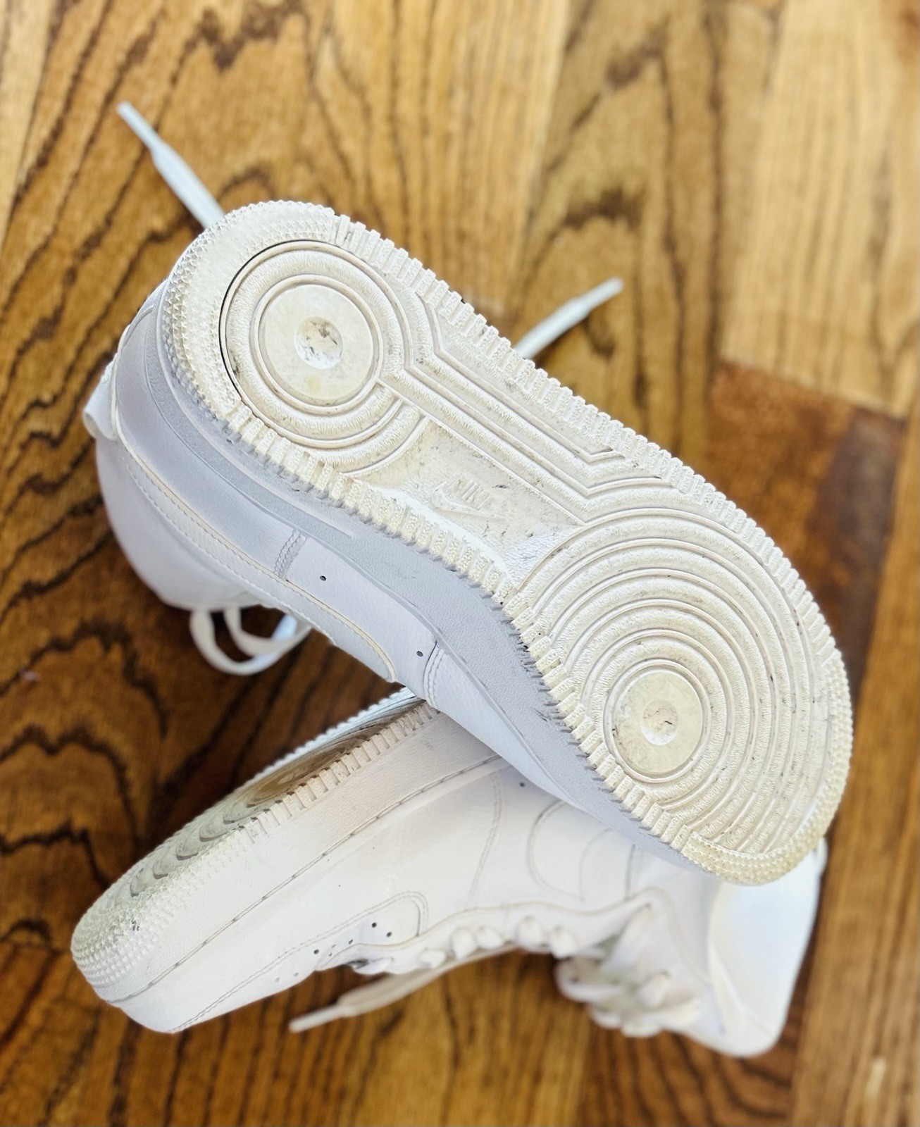 SAOLA Nike Air Force 1 One High '07 Uomo Pelle Uomo Taglia 9 5