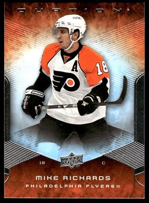 2008-09 Upper Deck Ovation #185 Mike Richards Philadelphia Flyers Hockey Card