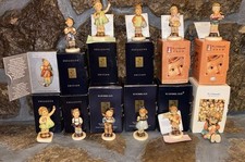 12 GOEBEL HUMMEL FIGURINES LOT BOXES KNIT ONE LUCKY FELLOW2-FOREVER YOURS
