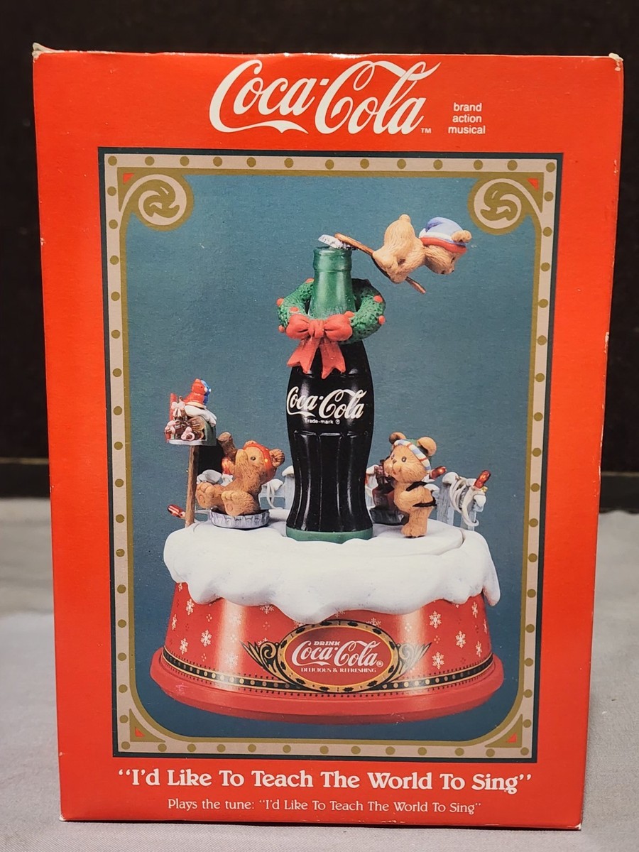 NEW Enesco Coca Cola Music Box 