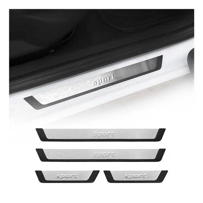Couverture de Seuil de porte pour Dacia Sandero & Duster inox - Photo 1/4