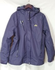 New, Women s Purple OUTDOOR SPORTS Winter Jacket w/Removable Hood Fleece M/L