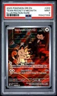 2025 POKEMON DRI EN-DESTINED RIVALS ILLUSTRATION RARE TEAM ROCKET'S MEOWTH PSA 9