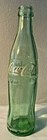 VINTAGE COCA-COLA COKE GREEN GLASS 10 OZ BOTTLE