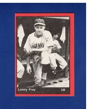 #32 LINUS  R. LONNY FREY ~ 1939-1940 CINCINNATI REDS NL Champions (1977 TCMA)