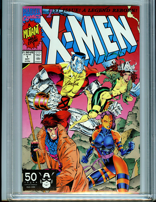 WS　X-MEN　SP X-Men #1 B CBCS 9.8 ASP Verified Stan Lee Signature Yellow