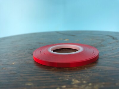 Burlington Recording Cassette Pro Audio 1/8'' x 108' Red Splicing Tape