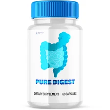Pure Digest Probiotic Gut Health Formula Enhance Digestive Function 60 Capsules