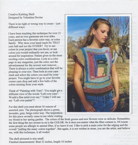Valentina Devine Creative Strickanleitung - Muschel - Bild 2 von 2