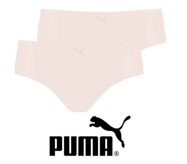 Puma - Damen Seamless Hipster Slip - 2Er Pack - Rose Dust - GrößE S / 38-image