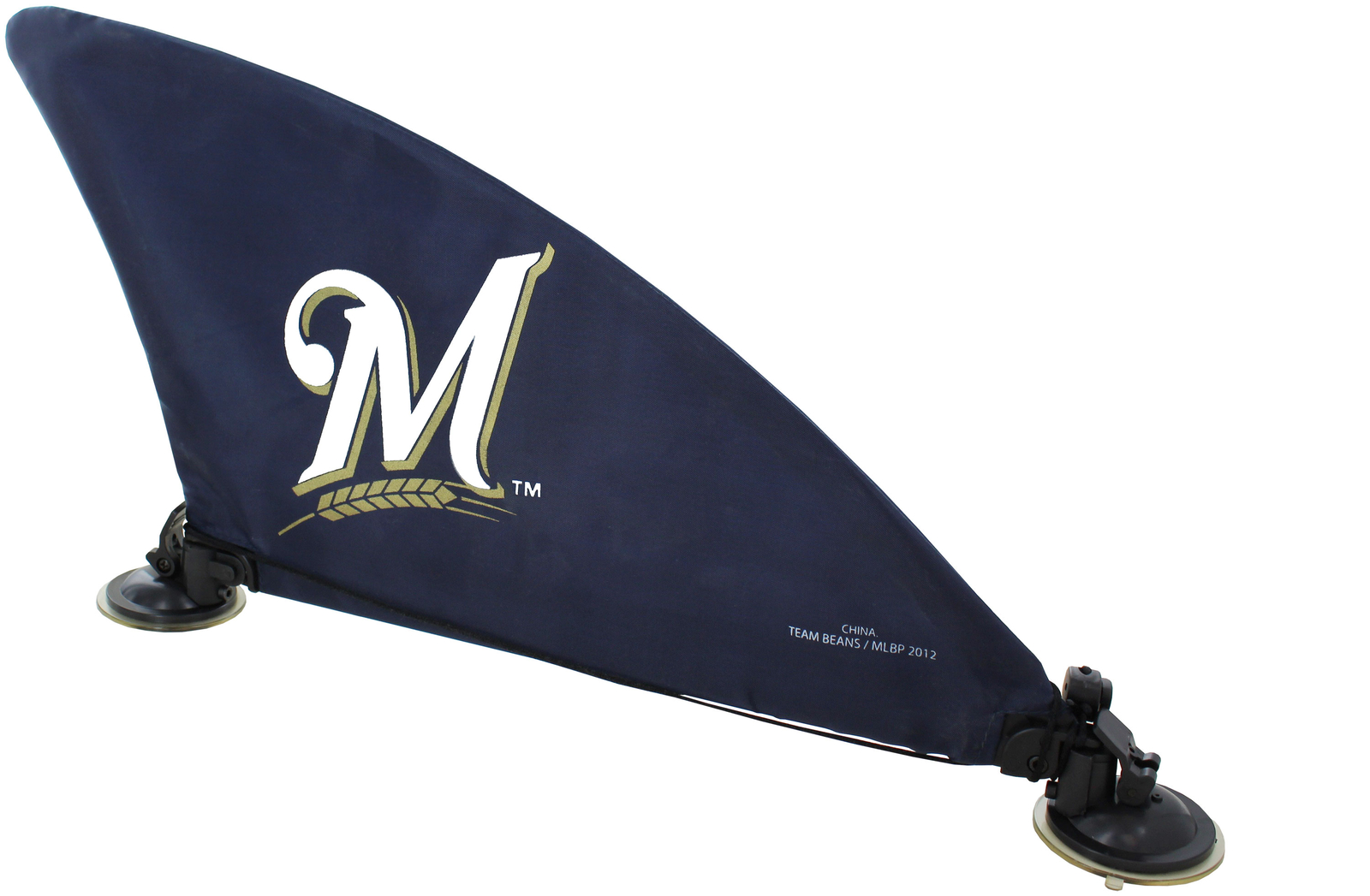 Логотип команды Milwaukee Brewers MLB Car Fin на задней двери Автофлаг