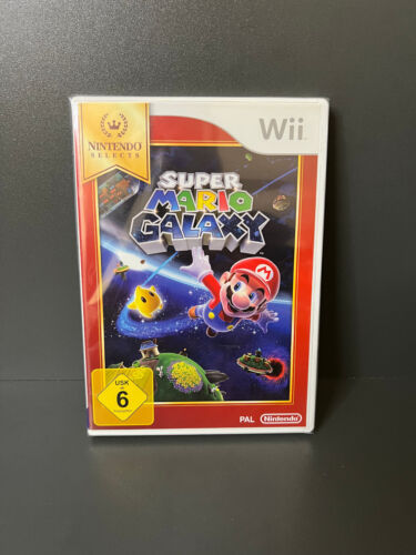 Super Mario Galaxy (Nintendo Wii, 2011, DVD box) refurbished, resealed, mint condition - Picture 1 of 2