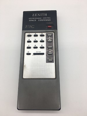 Vintage Zenith Z-TAC Addressable Control Space Command Remote C4