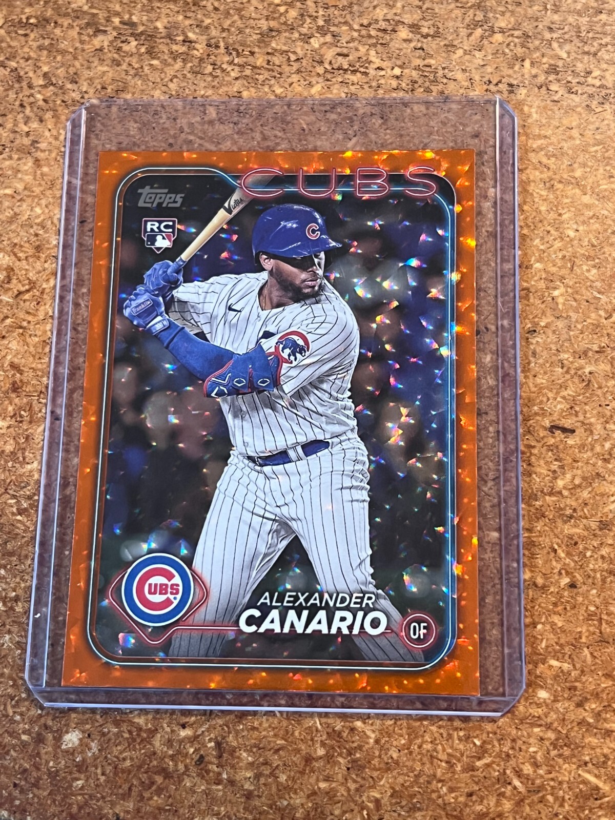 2024 Topps Baseball Orange Foil # 452 Alexander Canario RC 030/299