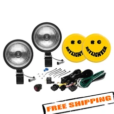 KC HiLiTES 234 Daylighter 6" 2x100W Round Spread Beam Lights