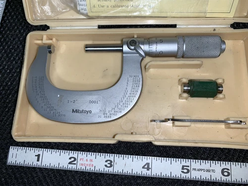 1" - 2" MITUTOYO MICROMETER  Super Great  #202-108