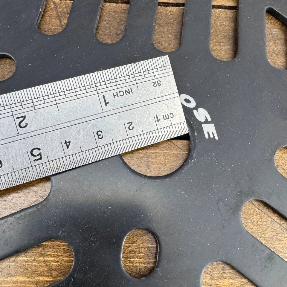 Mongoose BMX Cheese Grater Sprocket 44t Black Old School BMX 44 Tooth OG 90s - Image 3 of 4