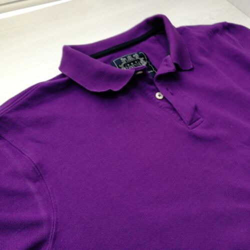 Camisa polo Paul Costelloe ciruela de algodón manga corta para hombre talla M - Imagen 11 de 17