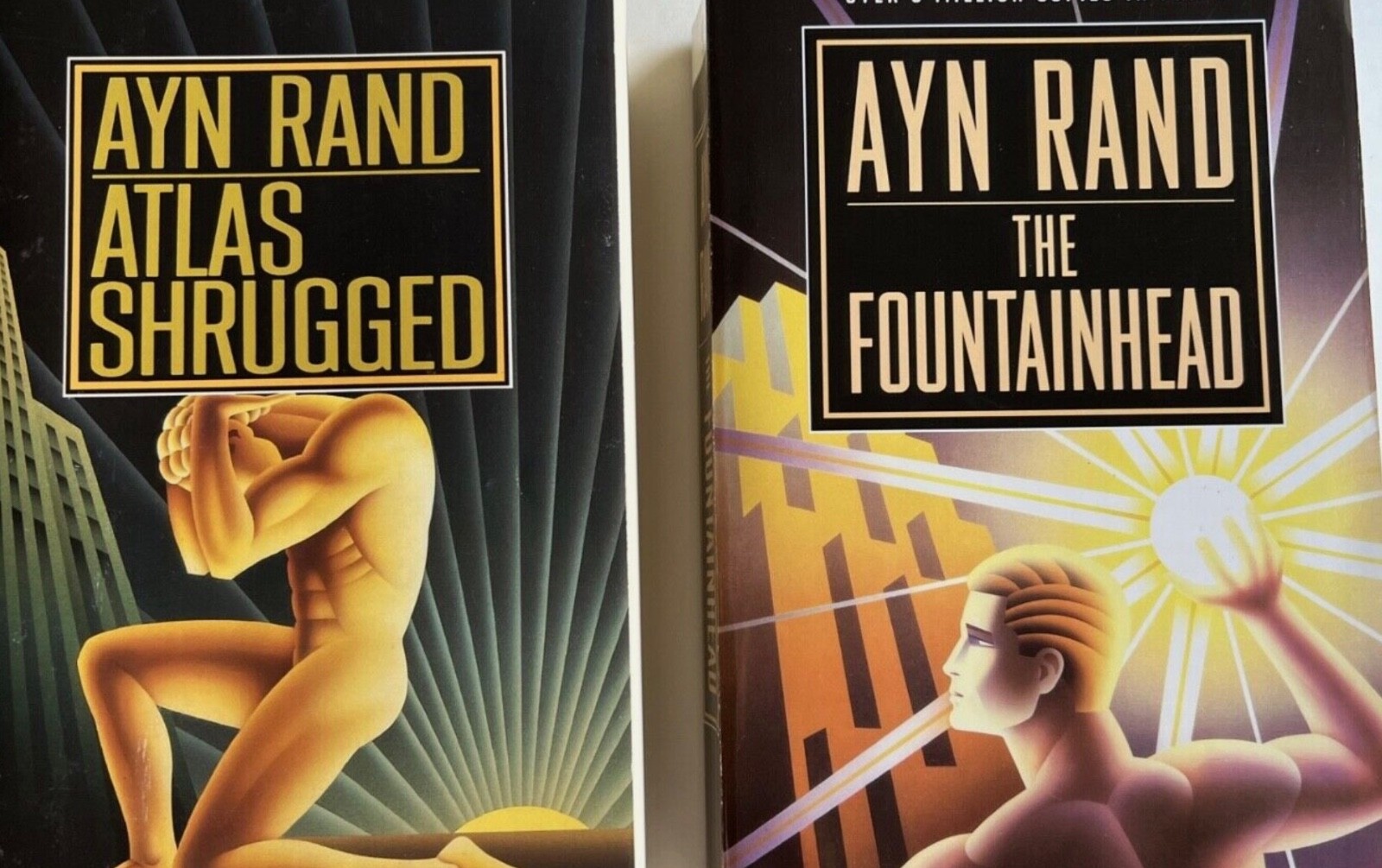 Lot 2 Ayn Rand: The Fountainhead; Atlas Shrugged 14 audiocassettes sets  Herrmann – FUNAAB Zoo Park