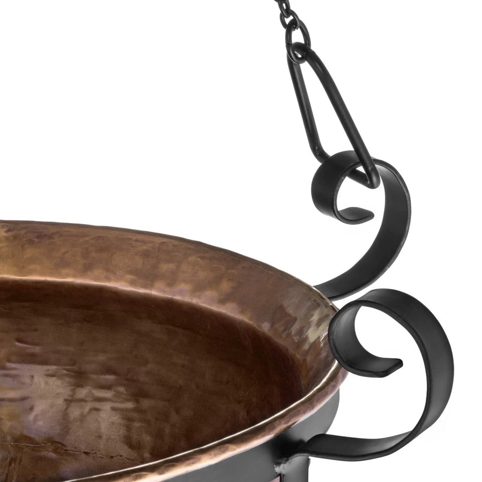 H Potter GAR572 Maceta Colgante Grande Patio Cubierta Jardín Regalo Artesanal Decoración Foto 3 de 4