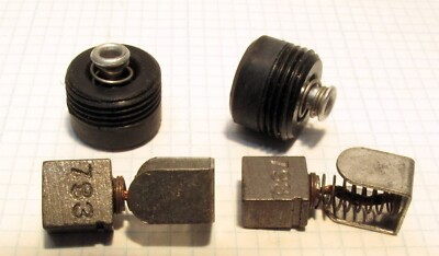 #ad #ad DAYTON 4Z145 MOTOR BRUSHES WITH RETAINER CAPS 3 16quot; X 5 16quot; X 5 16quot; LONG $30.00