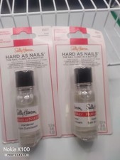 Sally Hansen Hard as Nails Hardener Strength Treatment Clear 0.45 oz 2 Lot 1C1