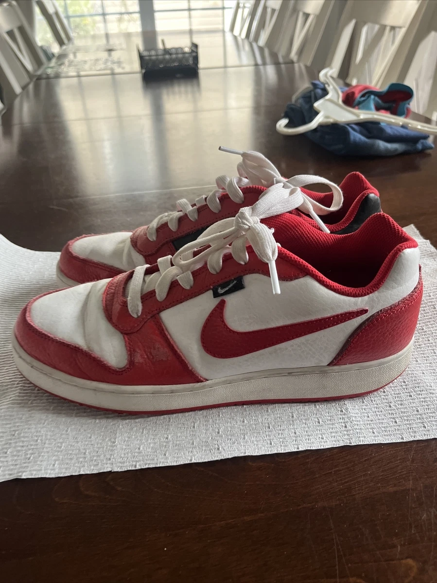 Nike ebernon low red sale