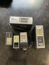 Lot Of 5 Assorted Flash Units For Camera