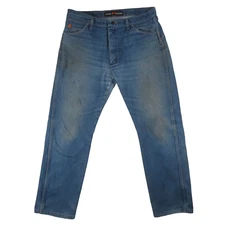 Wrangler Jeans Mens 36x32 (Act 36x30) Blue FR13MWZ Flame Resistant Original Fit