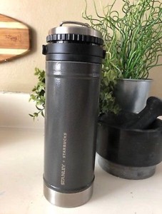 Stanley Starbucks Stainless Steel Travel Coffee Press 16 Fl Oz Image Is Loading Stanley Starbucks Stainless Steel Travel Coffee Press 16