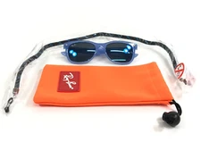 Ray-Ban Kids Sunglasses RJ9052S 7148/55 Trnsparent Blue Frames Blue Lenses 47 mm