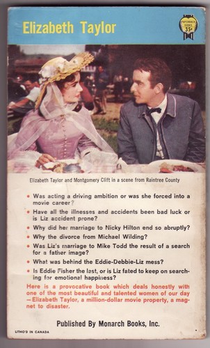 ELIZABETH TAYLOR by John B. Allan (1961) PB ~American Actress~ - Picture 2 of 2