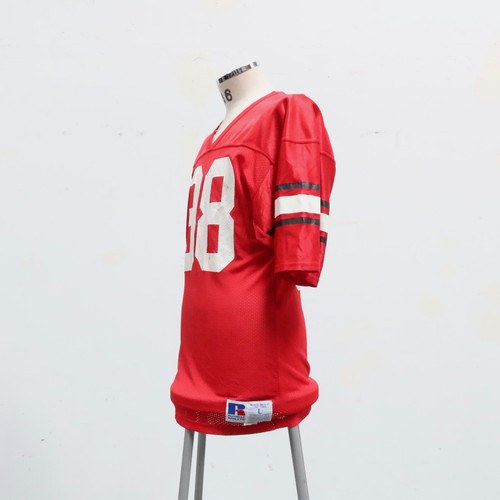 Vintage 90s Maryland Terrapins Mesh Football Jersey L Red Made in USA - Picture 2 of 12