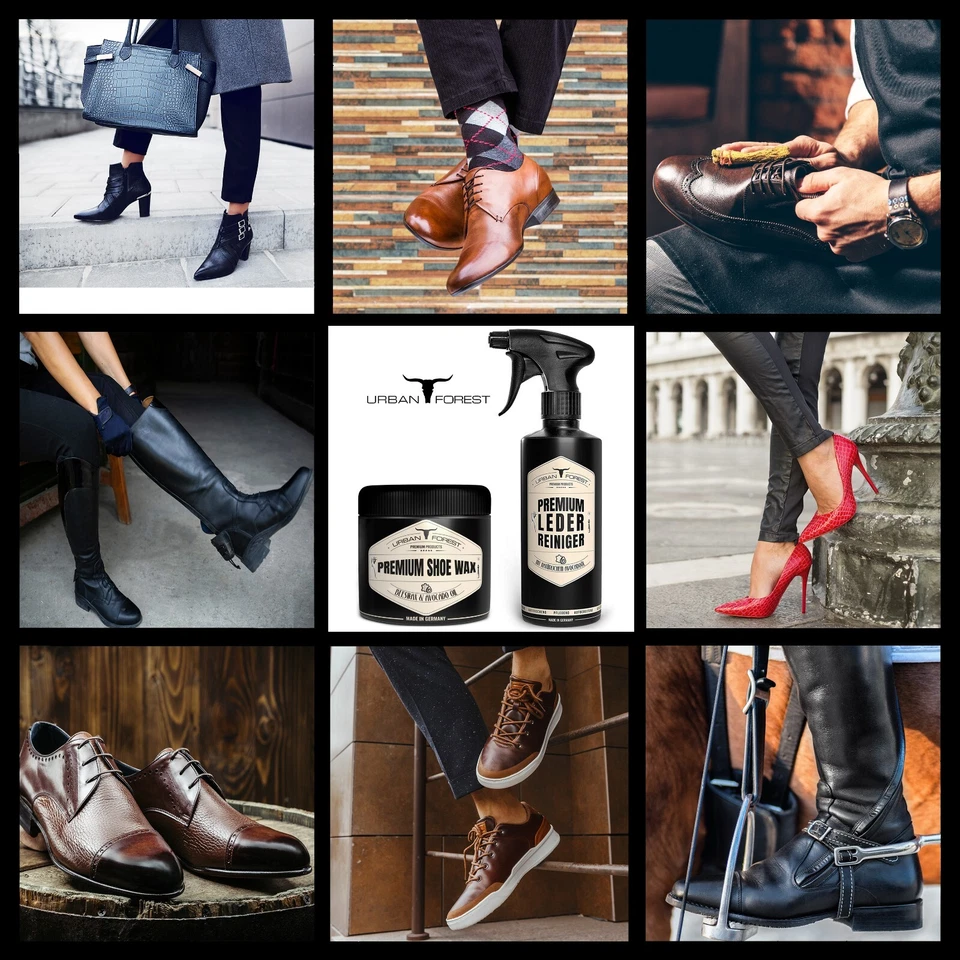 Schuhpflege SPARSET | Schuhwachs 250ml + Leder Reiniger 500ml - Bild 2 von 4