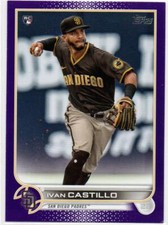 2022 Topps Series 1 MEIJER PURPLE #140 Ivan Castillo SAN DIEGO PADRES RC 47