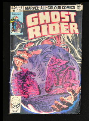 Ghost Rider #44 Marvel 1980 Bronze Age - Cloak Of Crimson - SOUL of DUST VG+