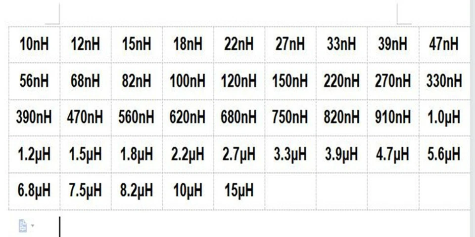Aidetek 40 Values 1008 size 10PC/value Inductor Kit 1008AS 5% 10nH - 10,000nH US - Image 3 of 4
